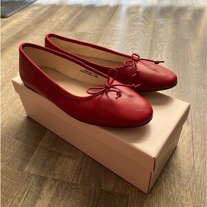 Chinese Laundry Audrey Red Ballet Flats